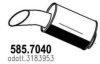 VOLVO 3183953 Middle-/End Silencer